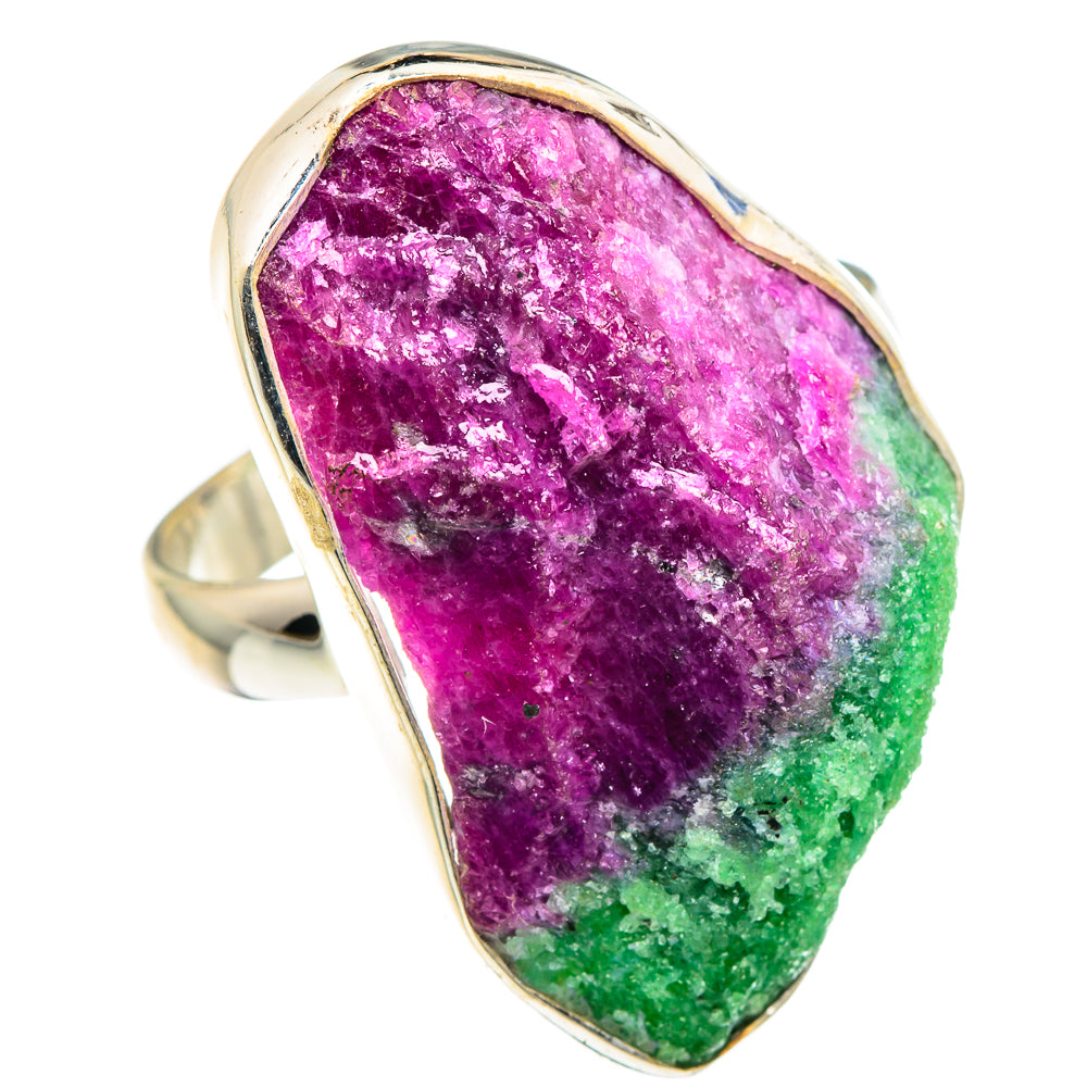 Ruby Zoisite Rings handcrafted by Anasilvercos - RING89907