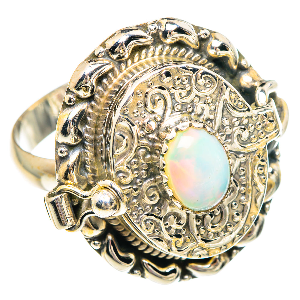 Ethiopian Opal Rings handcrafted by Anasilvercos - RING89908