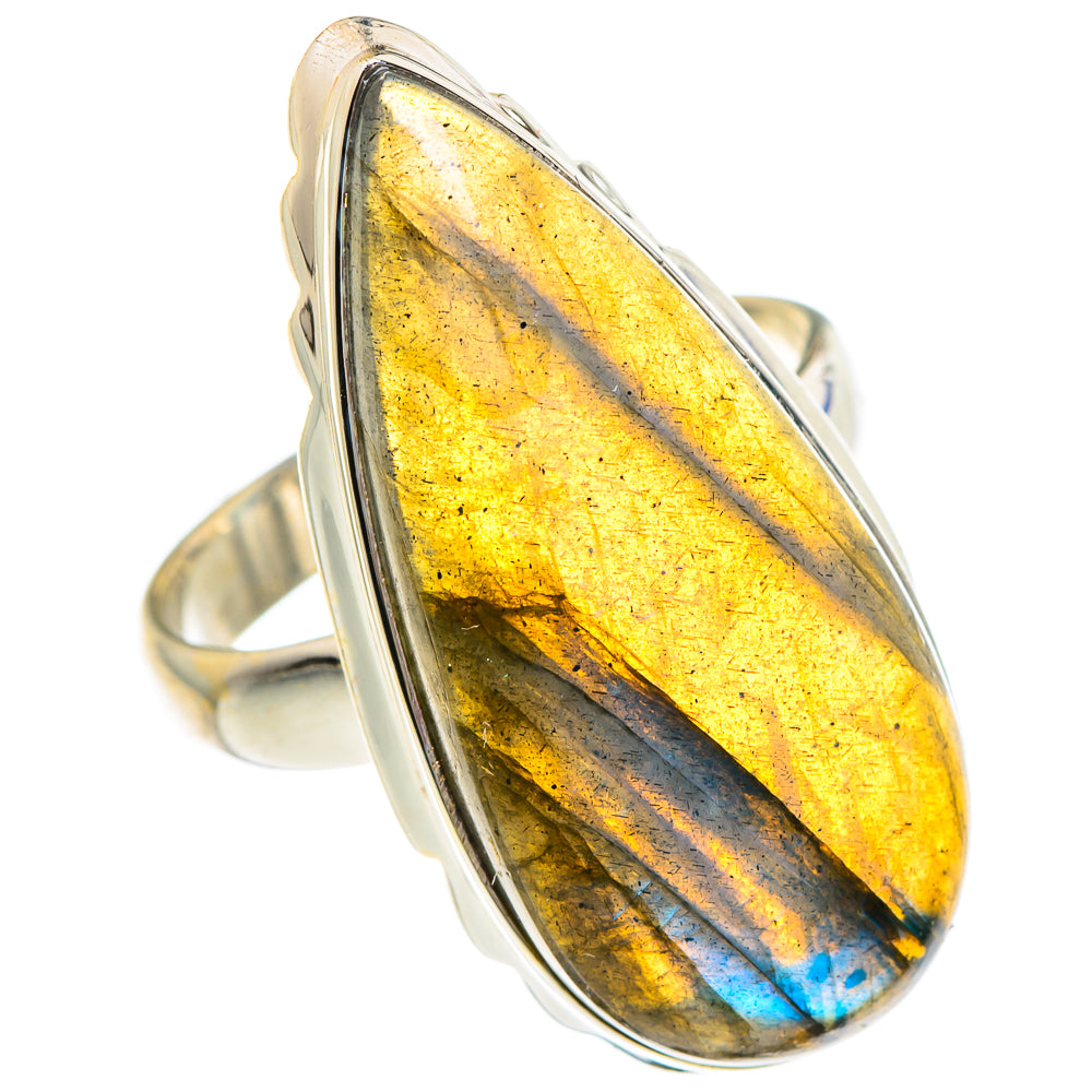 Labradorite Rings handcrafted by Anasilvercos - RING89911