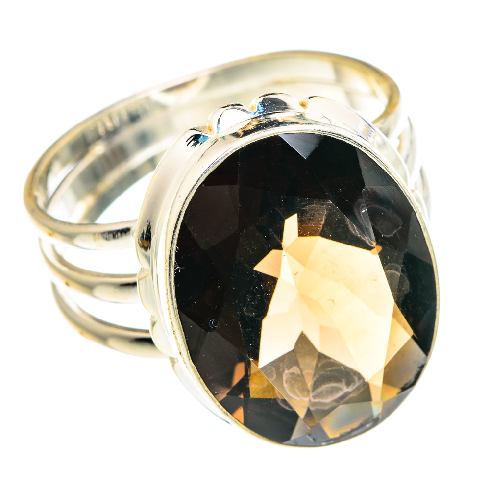 Smoky Quartz Rings handcrafted by Anasilvercos - RING89928