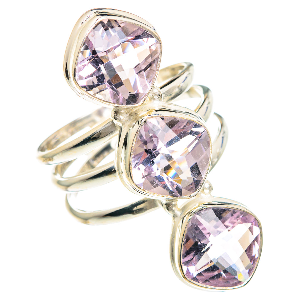 Kunzite Rings handcrafted by Anasilvercos - RING89936