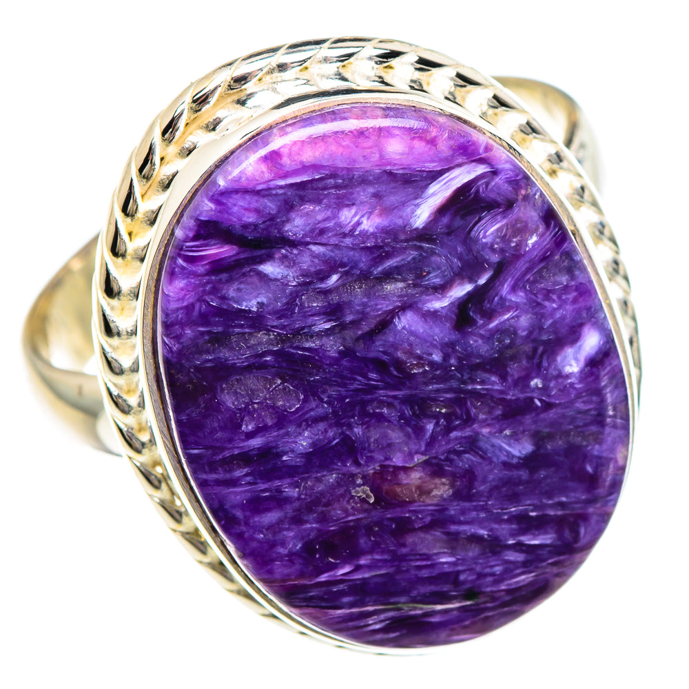 Charoite Rings handcrafted by Anasilvercos - RING89940 - Photo 2