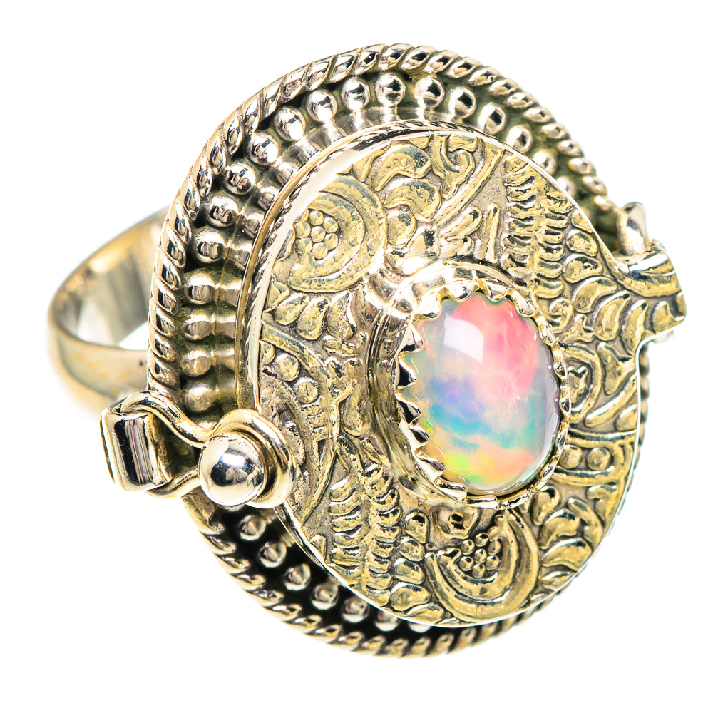 Ethiopian Opal Rings handcrafted by Anasilvercos - RING89953
