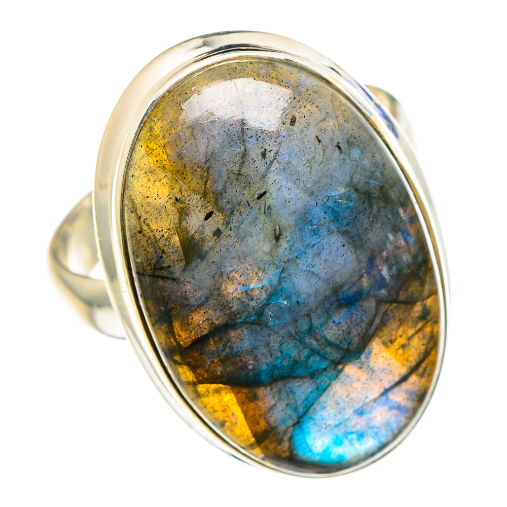 Labradorite Rings handcrafted by Anasilvercos - RING89957
