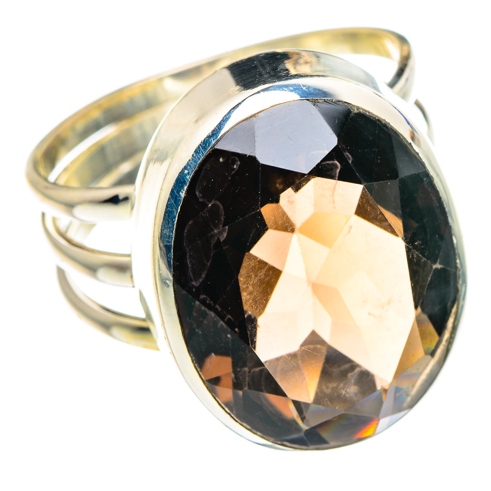 Smoky Quartz Rings handcrafted by Anasilvercos - RING89968