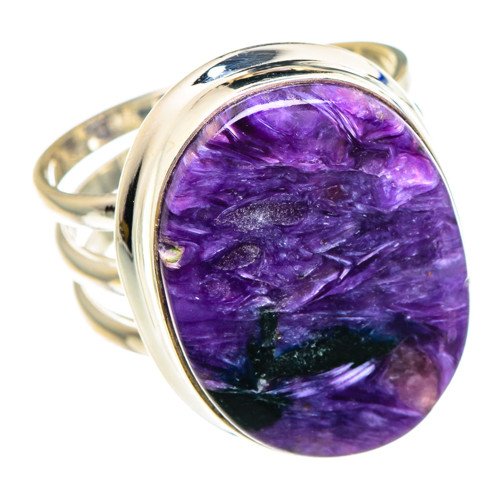Charoite Rings handcrafted by Anasilvercos - RING89972