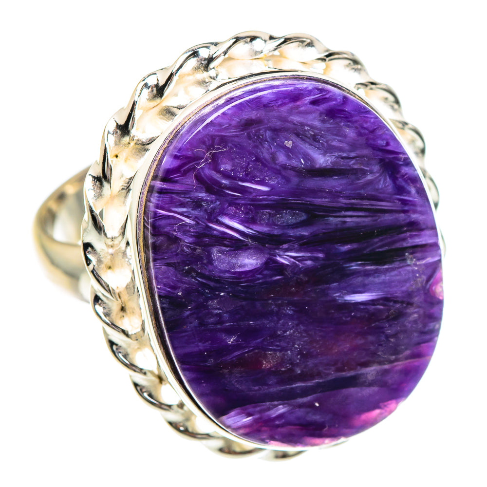 Charoite Rings handcrafted by Anasilvercos - RING89973