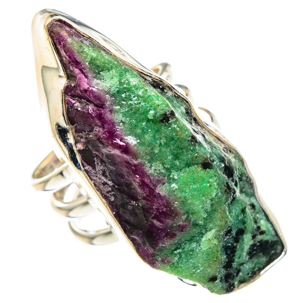 Ruby Zoisite Rings handcrafted by Anasilvercos - RING89982