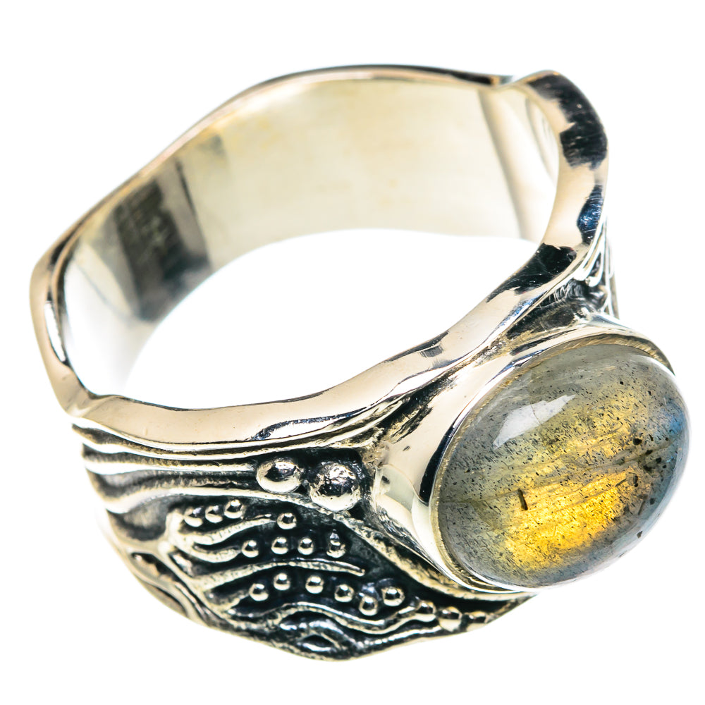Labradorite Rings handcrafted by Anasilvercos - RING89990