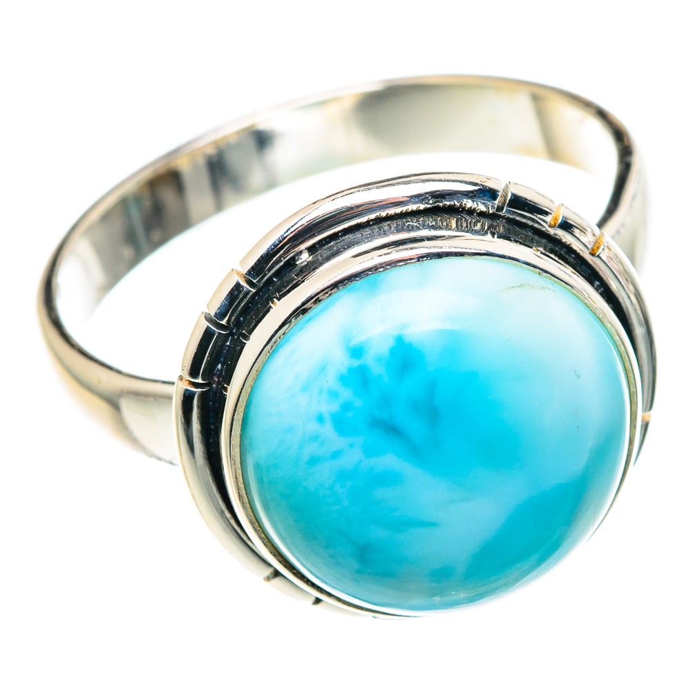 Larimar Rings handcrafted by Anasilvercos - RING89991