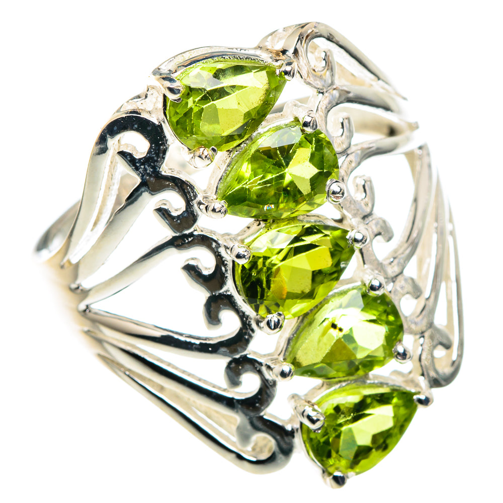 Peridot Rings handcrafted by Anasilvercos - RING90000