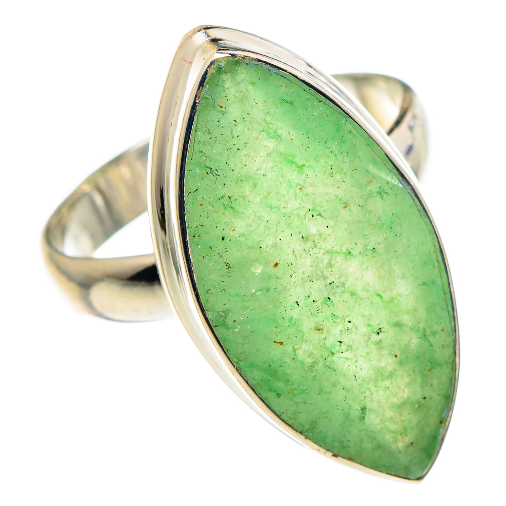 Green Aventurine Rings handcrafted by Anasilvercos - RING90003