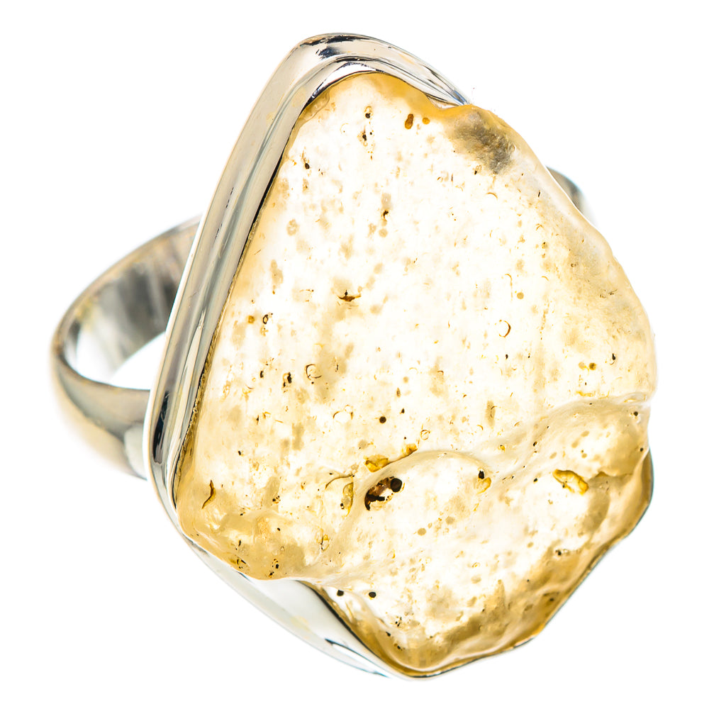 Libyan Glass Rings handcrafted by Anasilvercos - RING90007