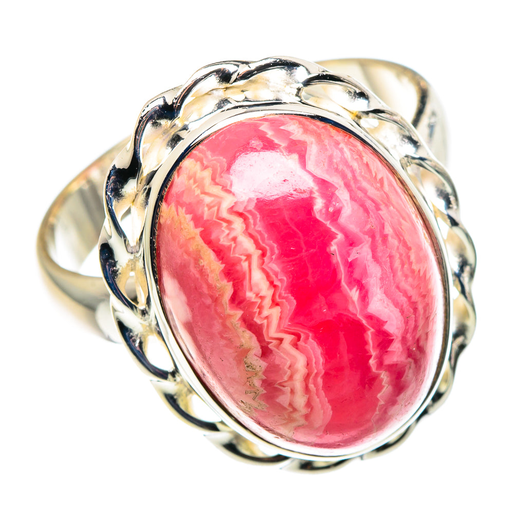 Rhodochrosite Rings handcrafted by Anasilvercos - RING90009