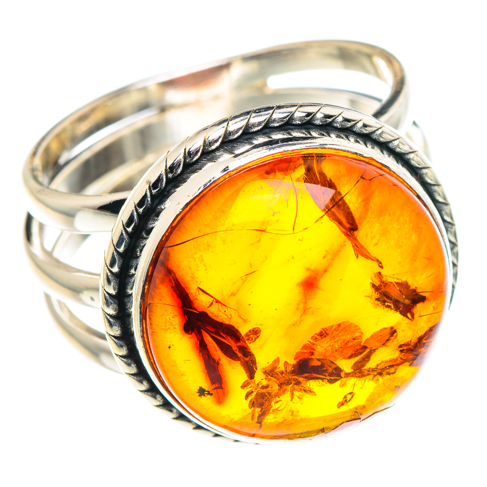 Baltic Amber Rings handcrafted by Anasilvercos - RING90044