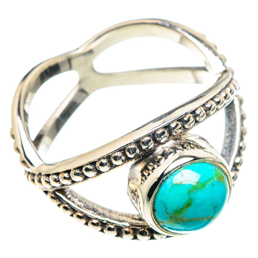 Chrysocolla Rings handcrafted by Anasilvercos - RING90068