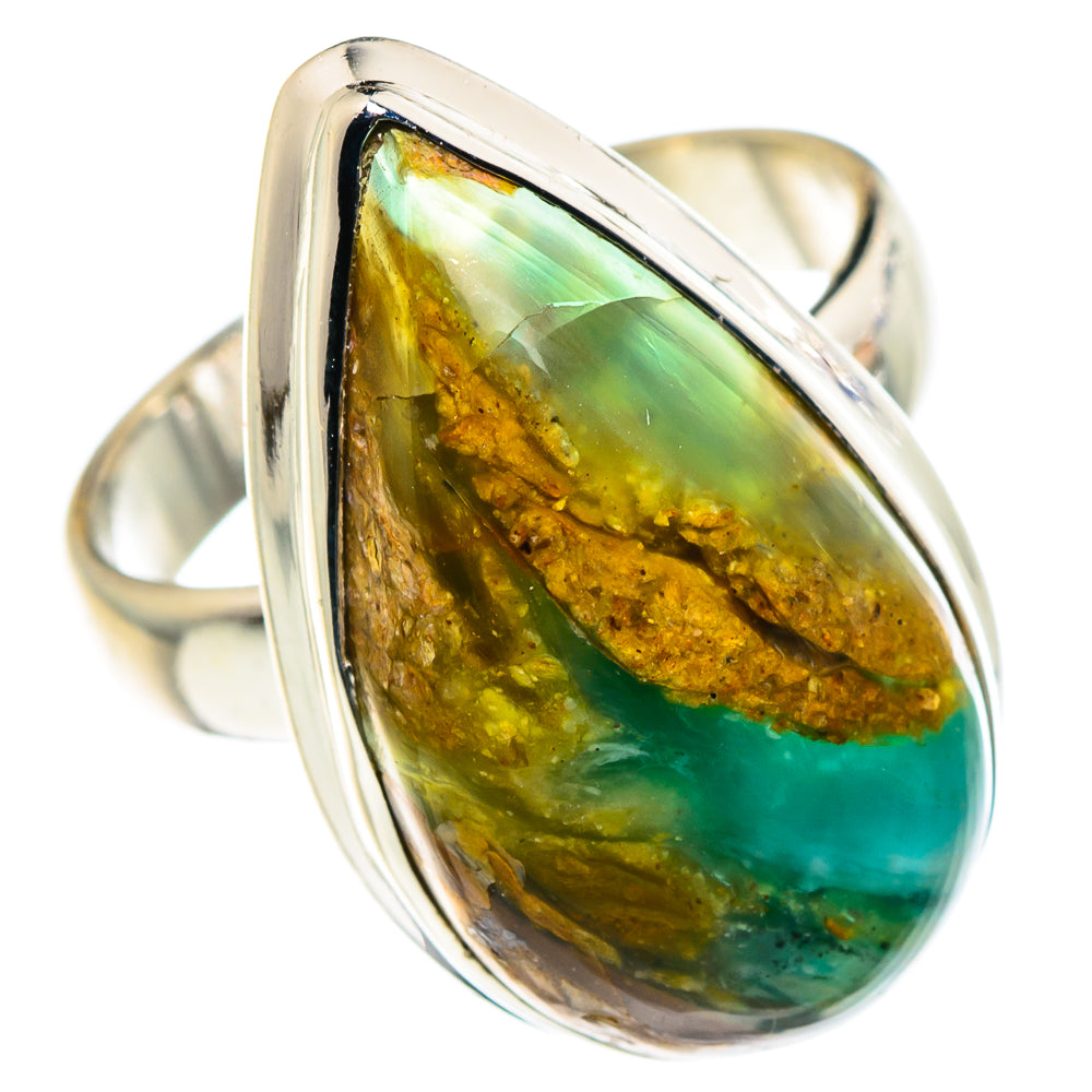 Peruvian Opal Rings handcrafted by Anasilvercos - RING90072