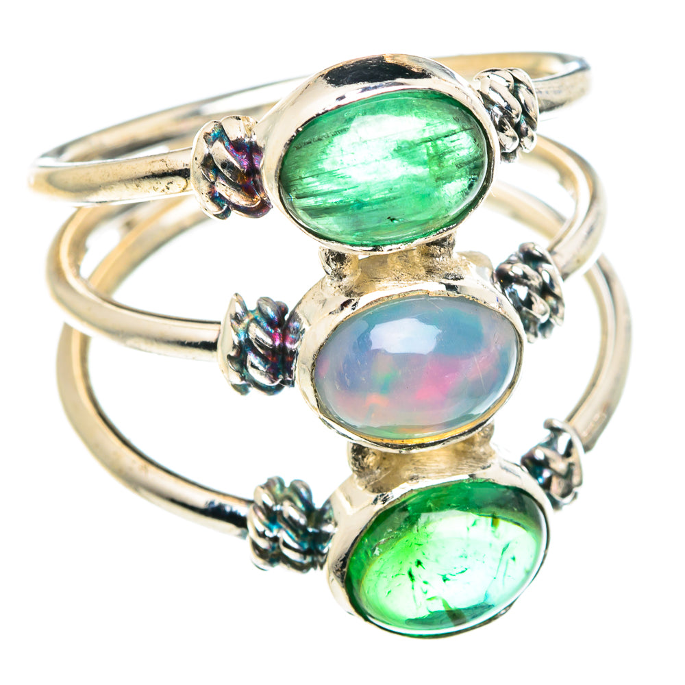 Ethiopian Opal Rings handcrafted by Anasilvercos - RING90097
