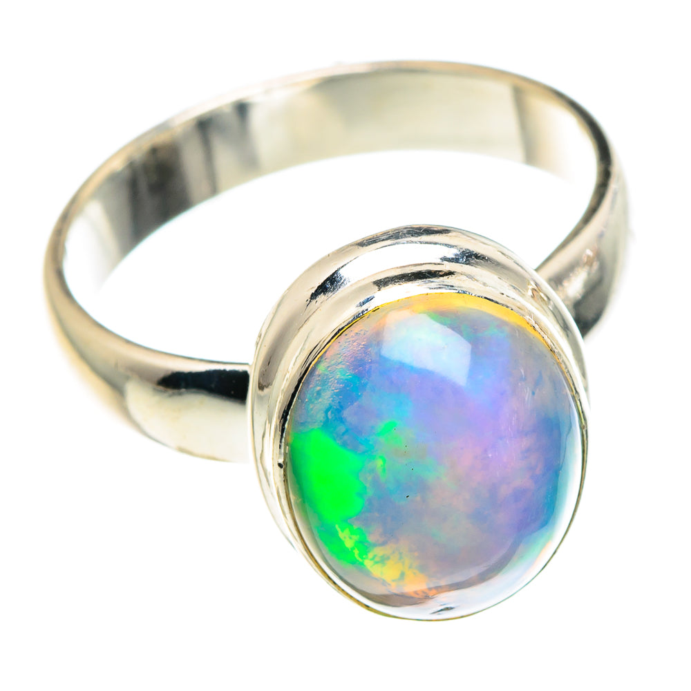 Ethiopian Opal Rings handcrafted by Anasilvercos - RING90098