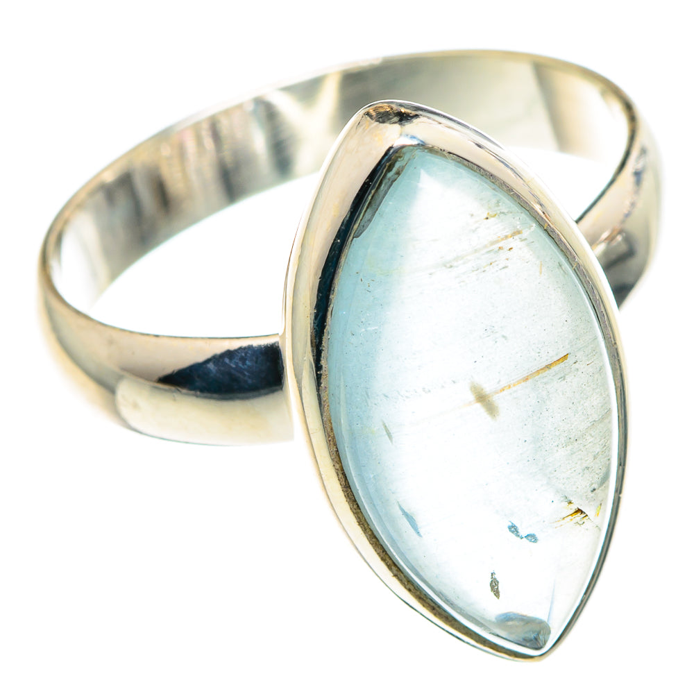 Aquamarine Rings handcrafted by Anasilvercos - RING90107