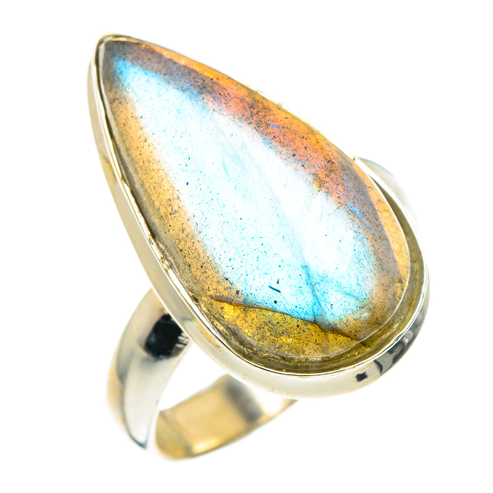 Labradorite Rings handcrafted by Anasilvercos - RING90108