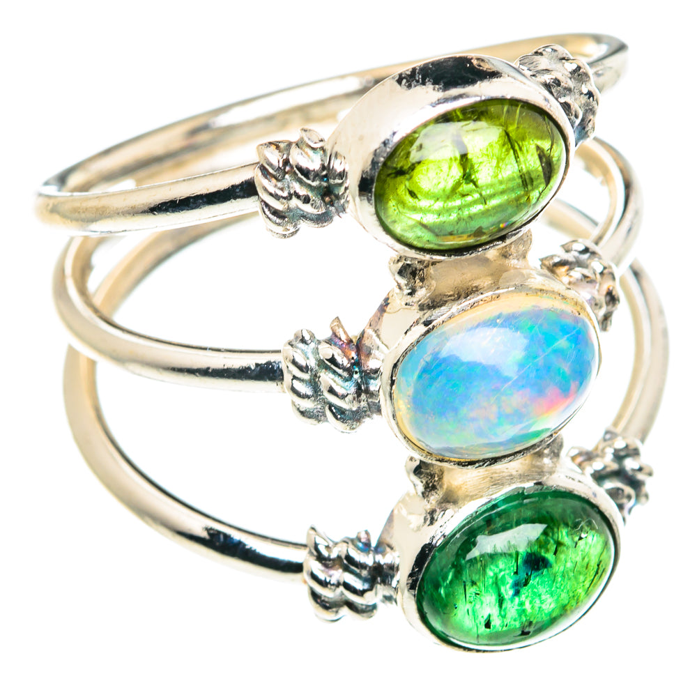 Ethiopian Opal Rings handcrafted by Anasilvercos - RING90130