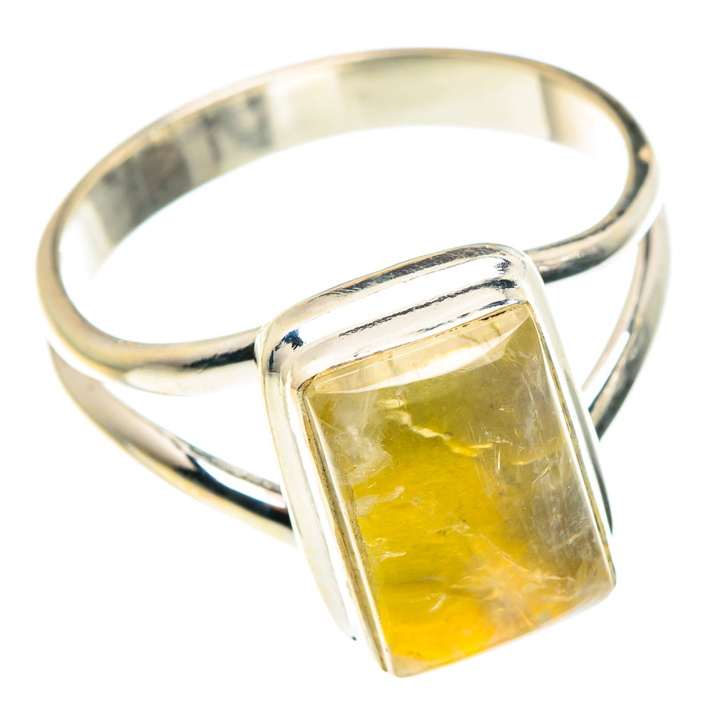 Yellow Moonstone Rings handcrafted by Anasilvercos - RING90133