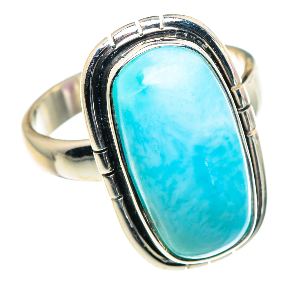 Larimar Rings handcrafted by Anasilvercos - RING90143