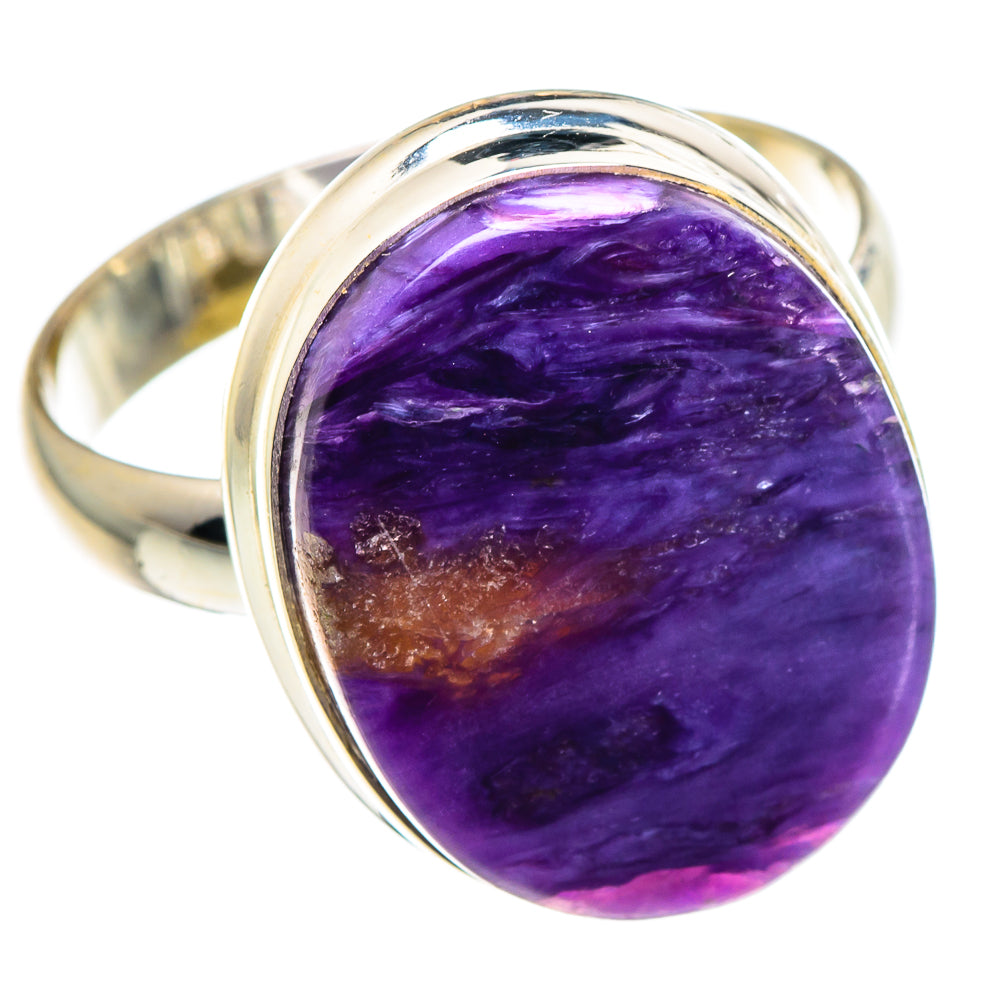 Charoite Rings handcrafted by Anasilvercos - RING90155 - Photo 2