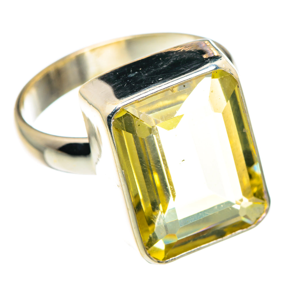 Lemon Quartz Rings handcrafted by Anasilvercos - RING90163 - Photo 2