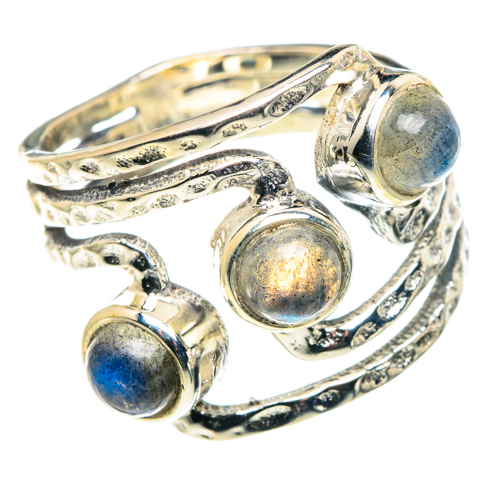 Labradorite Rings handcrafted by Anasilvercos - RING90172