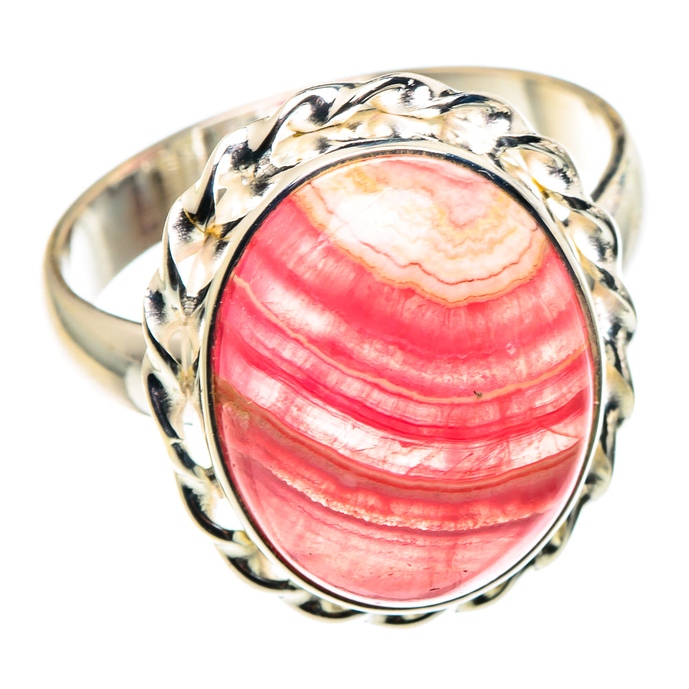 Rhodochrosite Rings handcrafted by Anasilvercos - RING90182
