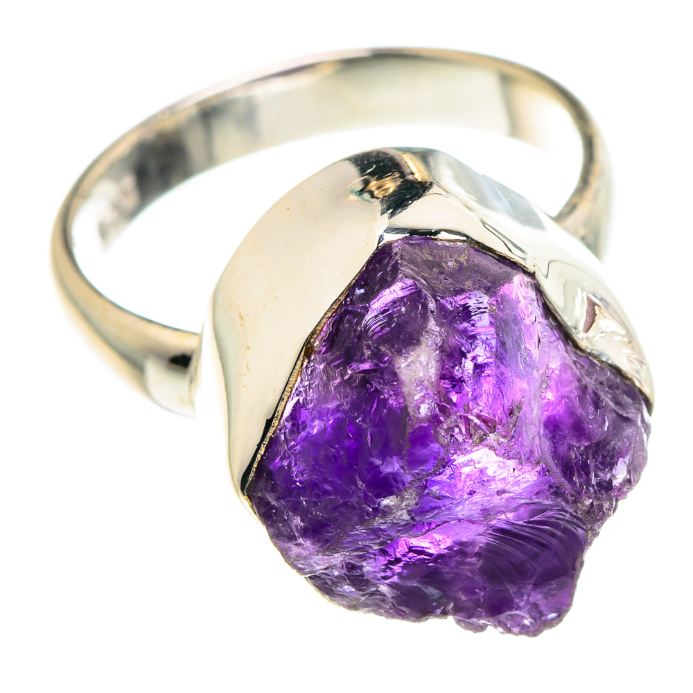 Amethyst Rings handcrafted by Anasilvercos - RING90186 - Photo 2