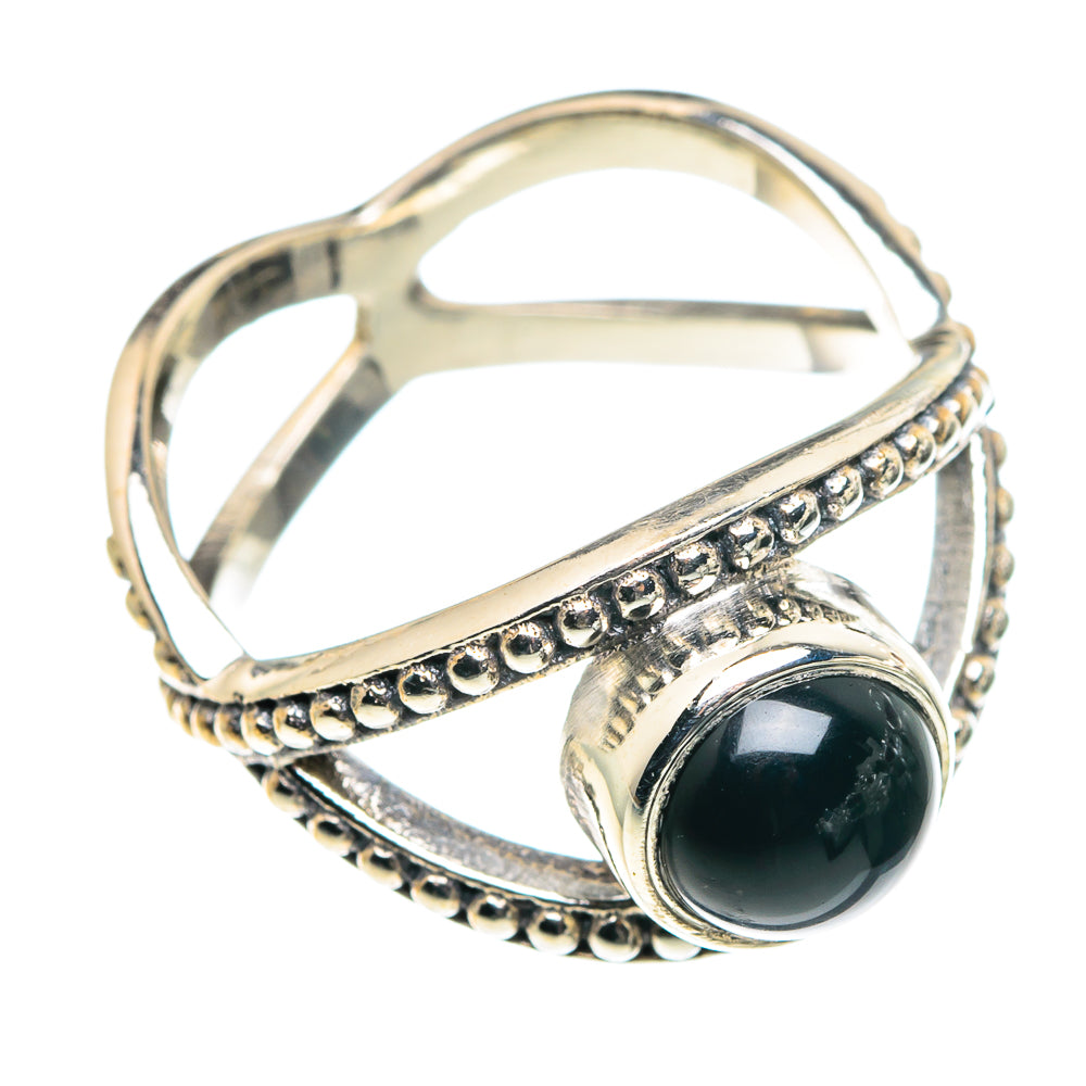 Black Onyx Rings handcrafted by Anasilvercos - RING90190
