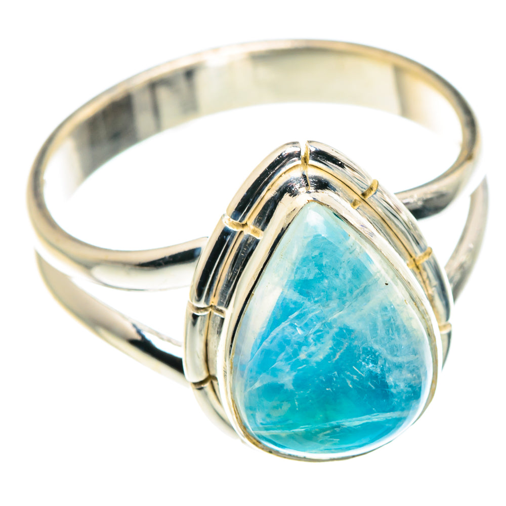 Rainbow Moonstone Rings handcrafted by Anasilvercos - RING90210