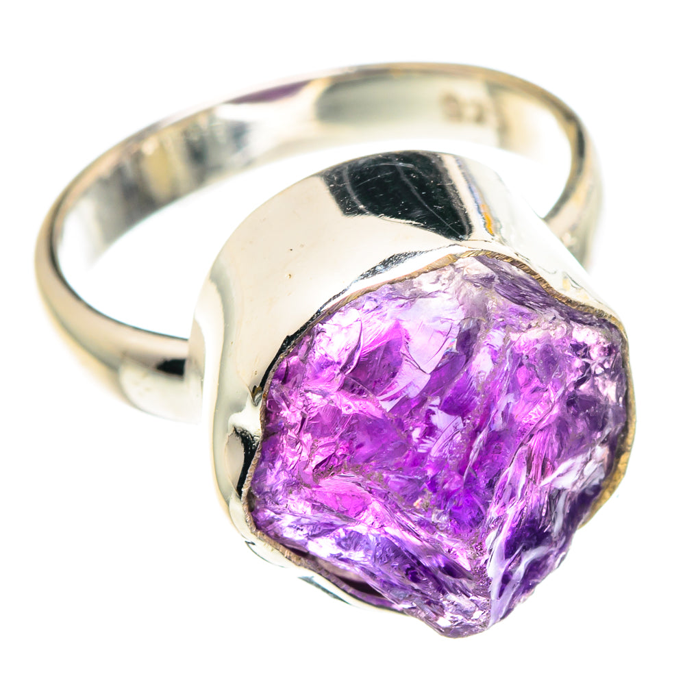 Amethyst Rings handcrafted by Anasilvercos - RING90221 - Photo 2