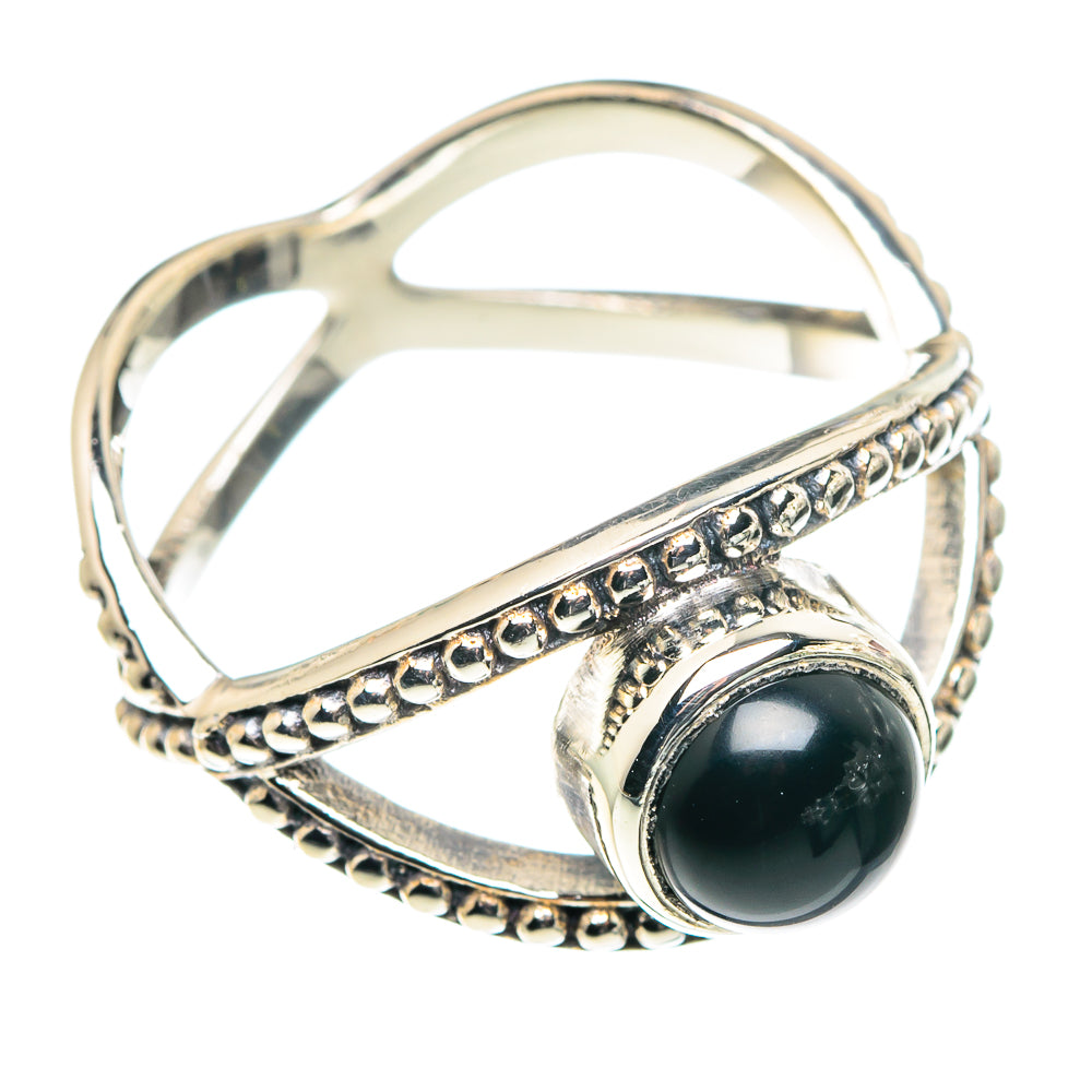 Black Onyx Rings handcrafted by Anasilvercos - RING90225