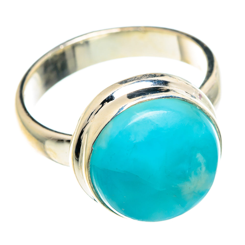 Larimar Rings handcrafted by Anasilvercos - RING90235