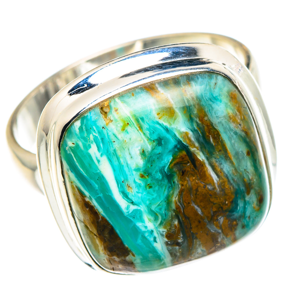 Peruvian Opal Rings handcrafted by Anasilvercos - RING90238