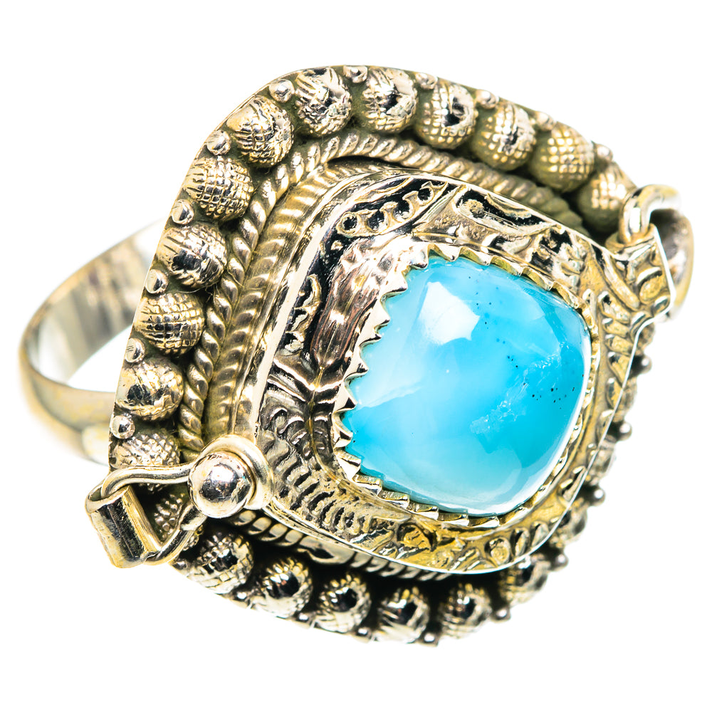 Larimar Rings handcrafted by Anasilvercos - RING90244