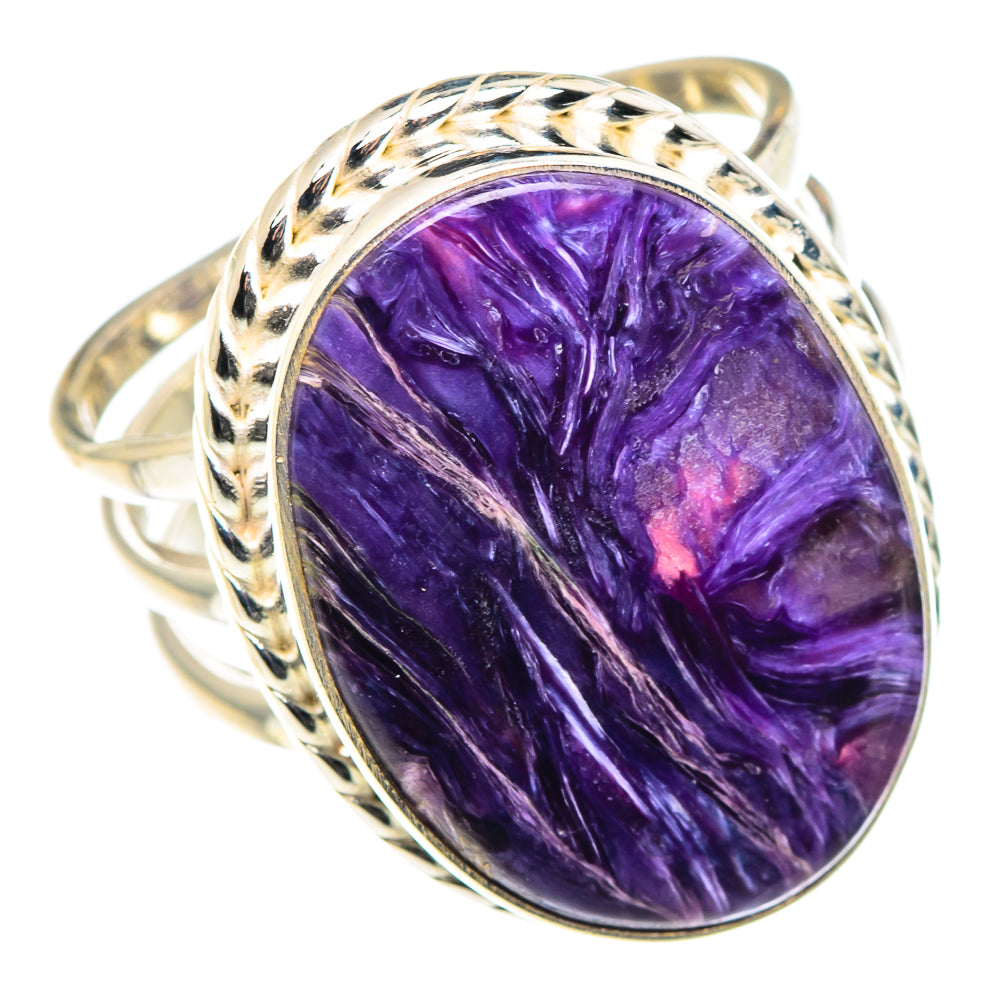 Charoite Rings handcrafted by Anasilvercos - RING90264