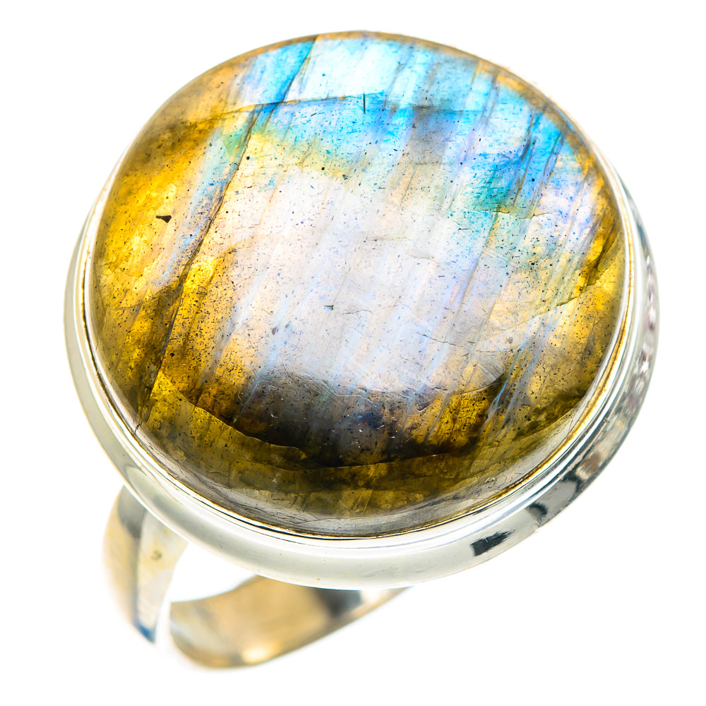 Labradorite Rings handcrafted by Anasilvercos - RING90281