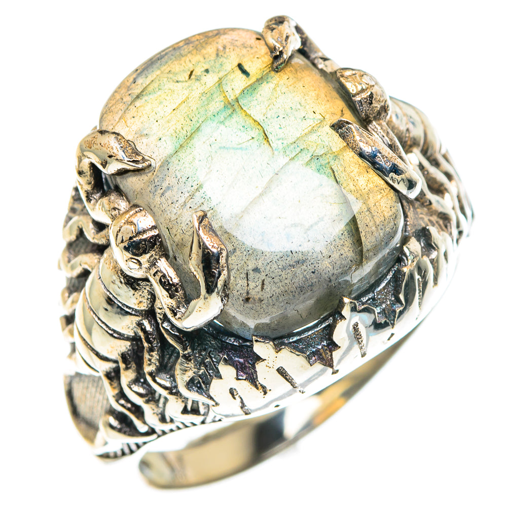 Labradorite Rings handcrafted by Anasilvercos - RING90286
