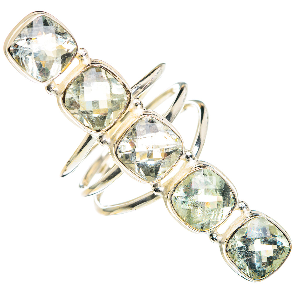 White Quartz Rings handcrafted by Anasilvercos - RING90288