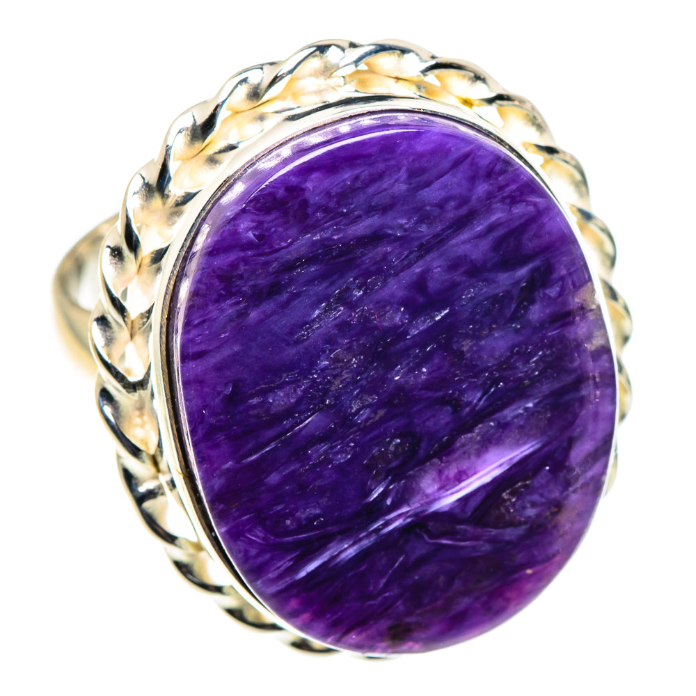Charoite Rings handcrafted by Anasilvercos - RING90304