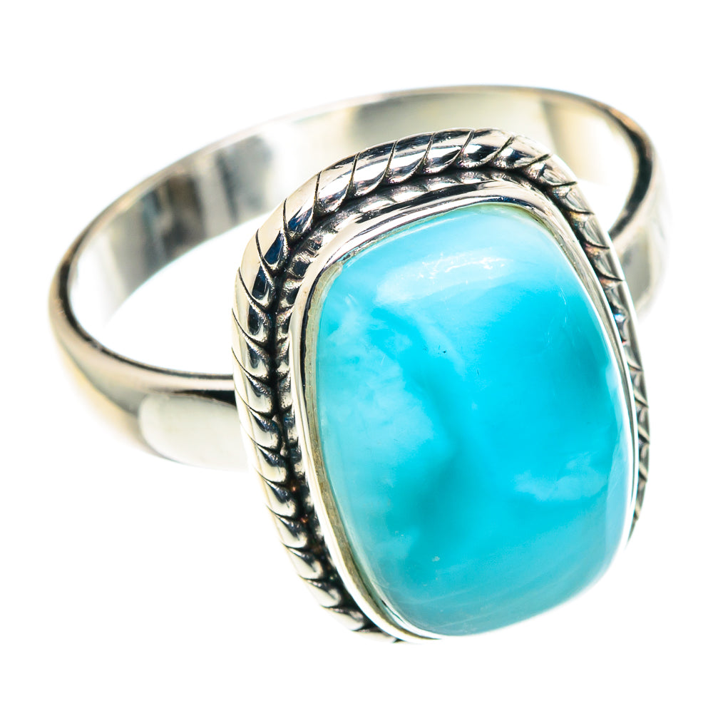 Larimar Rings handcrafted by Anasilvercos - RING90317
