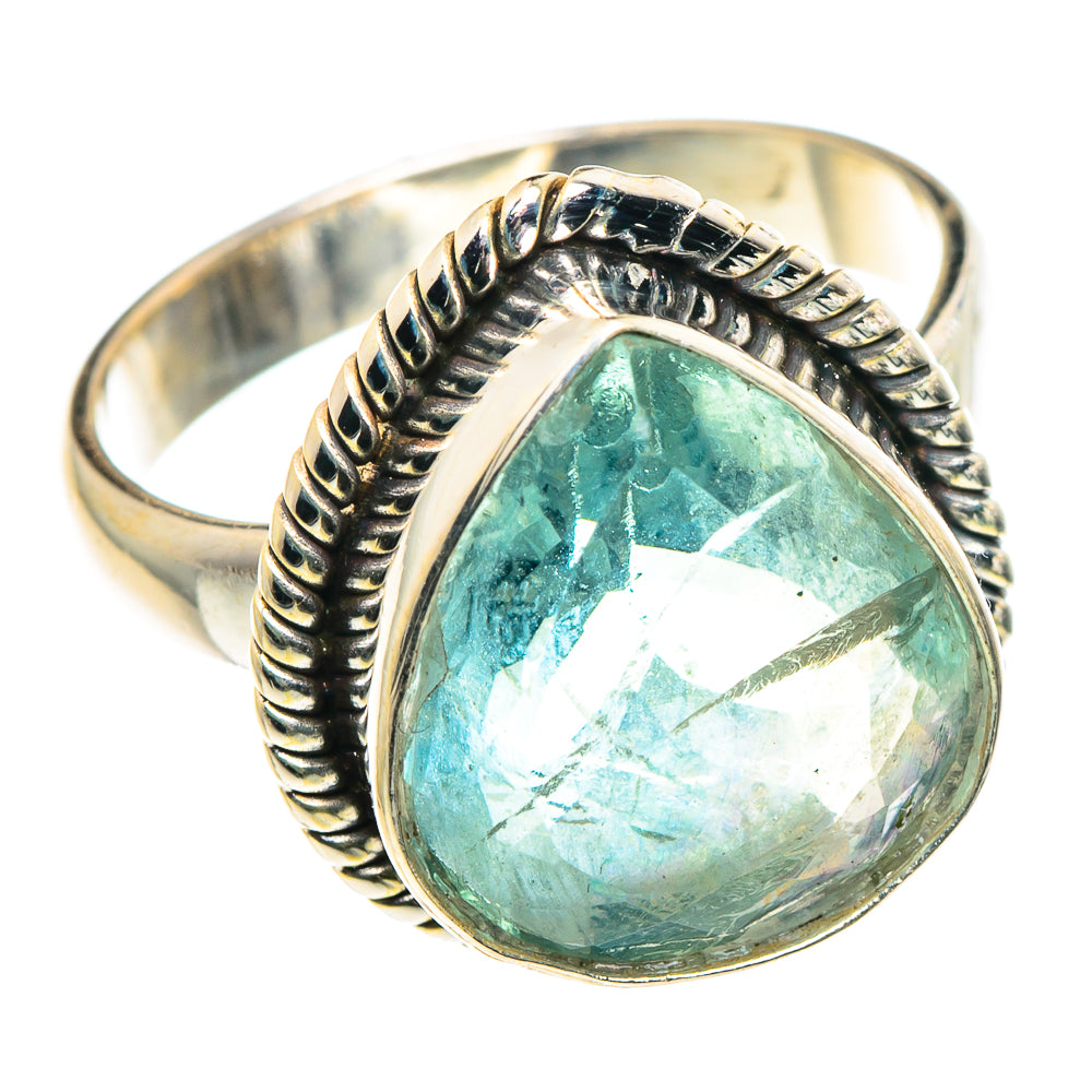 Blue Fluorite Rings handcrafted by Anasilvercos - RING90326 - Photo 2