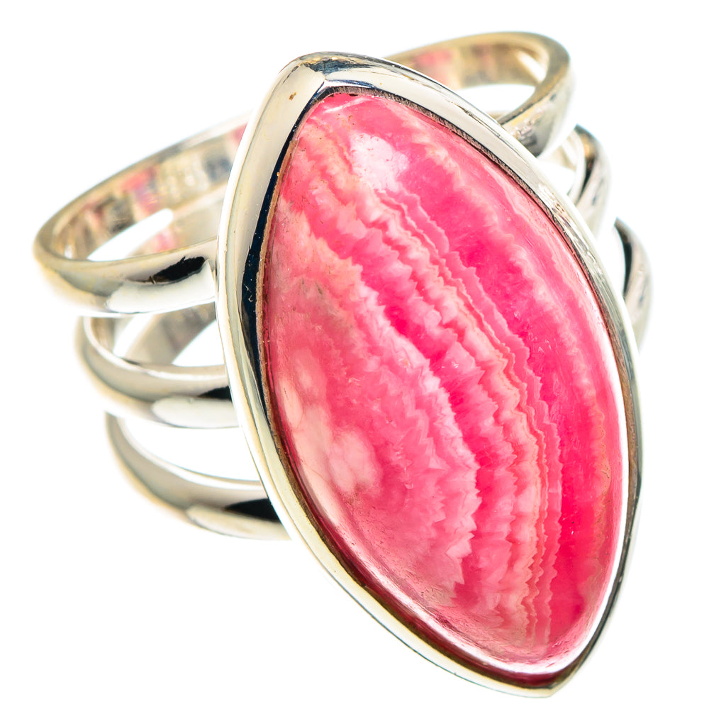 Rhodochrosite Rings handcrafted by Anasilvercos - RING90333