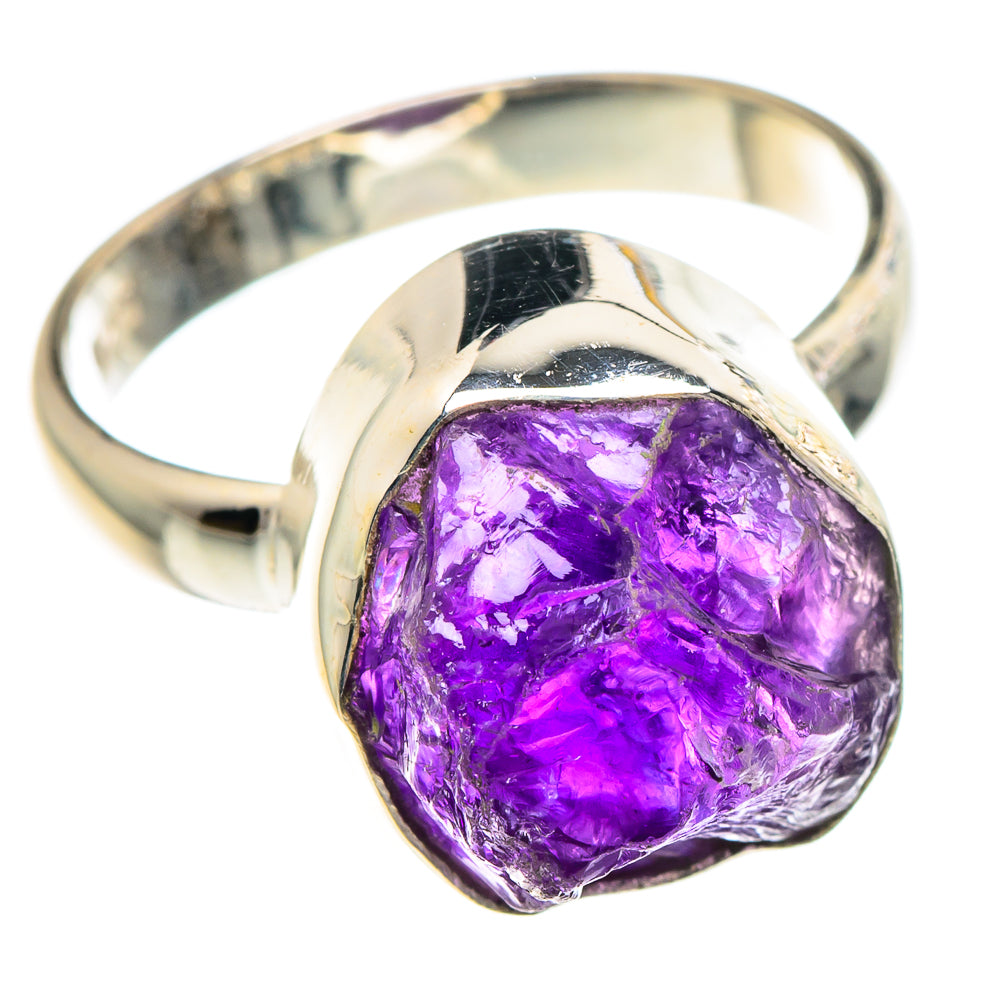 Amethyst Rings handcrafted by Anasilvercos - RING90336 - Photo 2