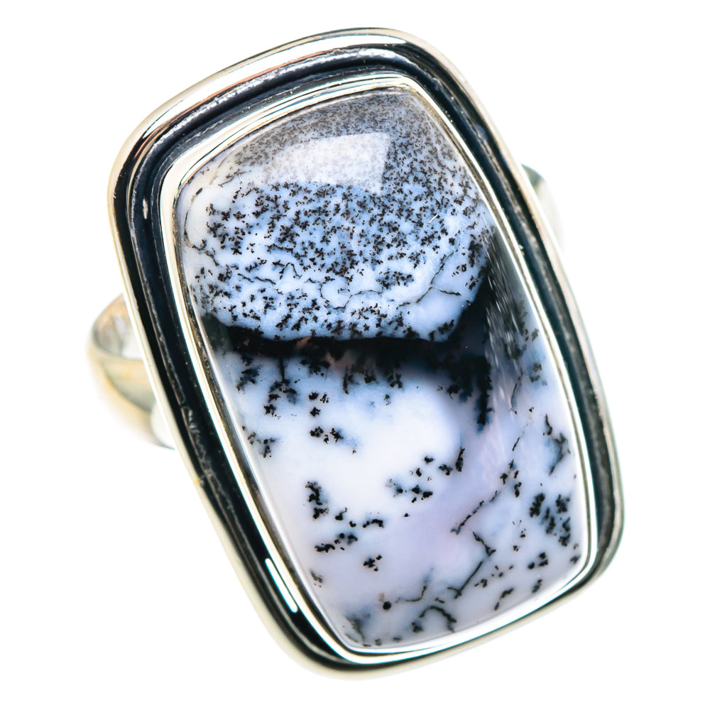 Dendritic Opal Rings handcrafted by Anasilvercos - RING90339